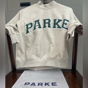 PARKE Gray Women's Mockneck Sweatshirt
